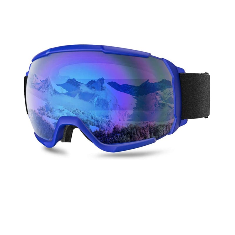 Snowledge Lunettes de Ski Masque de Snowboard pour Homme & Femme  Anti-UV400, Anti-Buée, Coupe-Vent, Lunettes de Protection avec Grande  Lentille OTG
