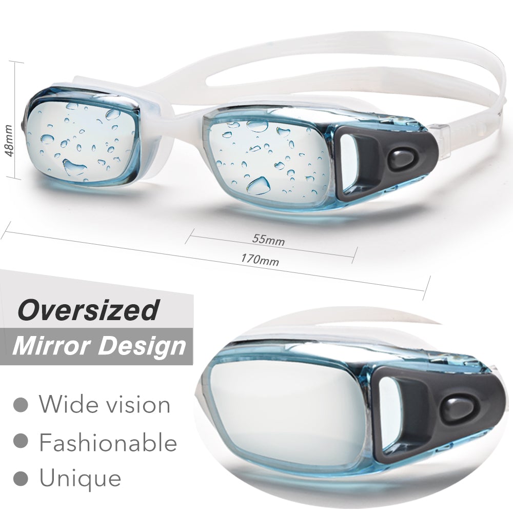 Snowledge Green-Adult-Swimming Goggles （swim-goggle-adult-green ） - Snowledge